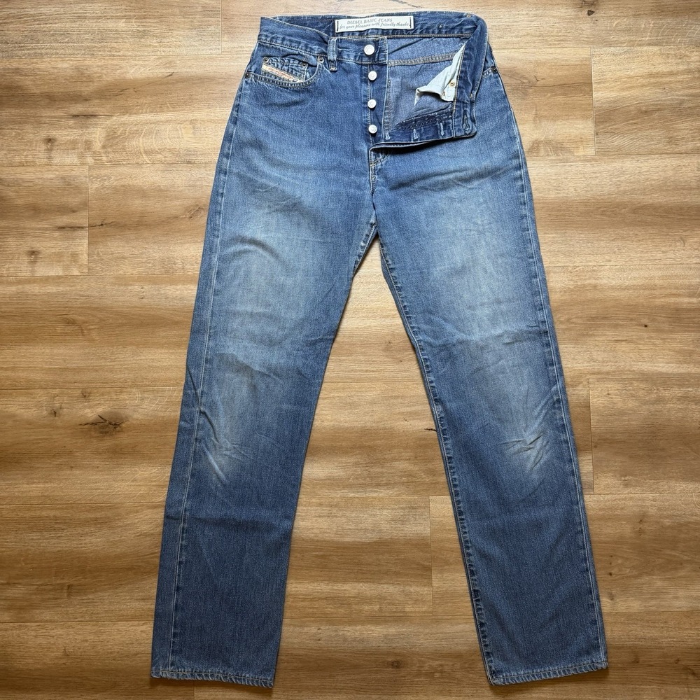 Vintage Diesel Fellow Jeans Men 28x32 Blue Straight Leg Medium Wash Y2K (Tag31)